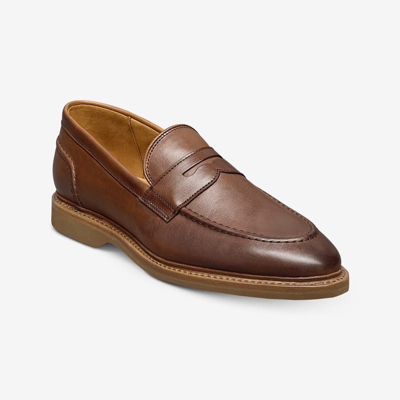 Allen Edmonds Randolph Verse Penny Loafer in Chili Leather, size 6.5 E