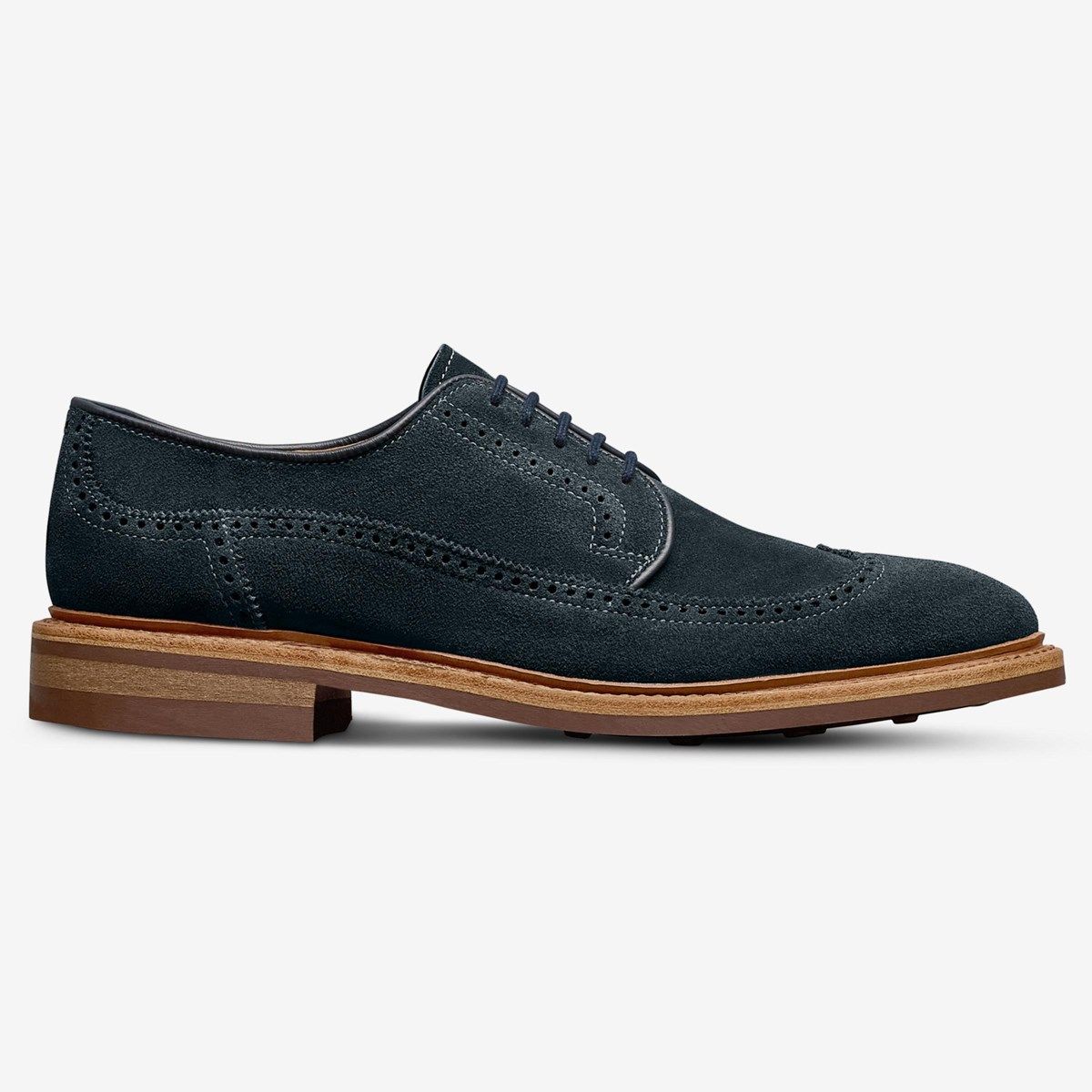 Winston Wingtip Brogue Derby in Navy