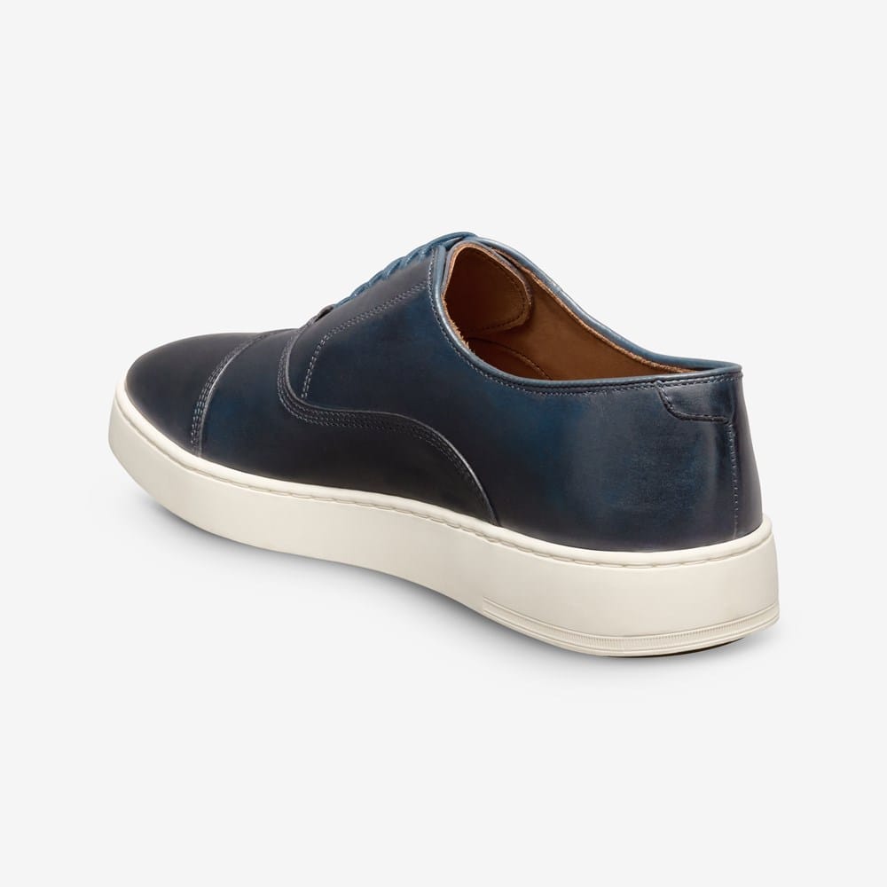 Allen Edmonds Park Avenue 2.0 Oxford Dress Sneaker in Navy Leather, Size 7.5 3E