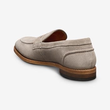 Allen Edmonds Men’s Suede Penny Loafers — Light Gray Randolph 2.0 NEW Our latest limited drop is live now. The Randolph Verse  main image 4