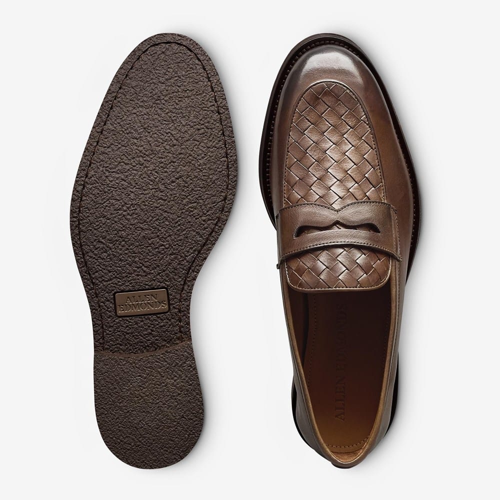 Como Woven Penny Loafer | Men's Loafers | Allen Edmonds