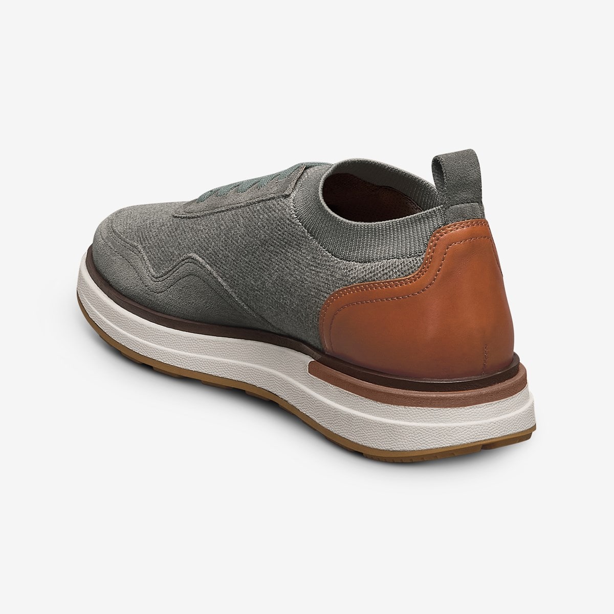 (取寄) アレンエドモンズ メンズ イーストン スリッポン シューズ Allen Edmonds men Easton Slip-on Shoes Magnet Grey Knit Wool/Leather Easton Slip-on Stretch-lace Knit Sneaker | Men's Sneakers | Allen