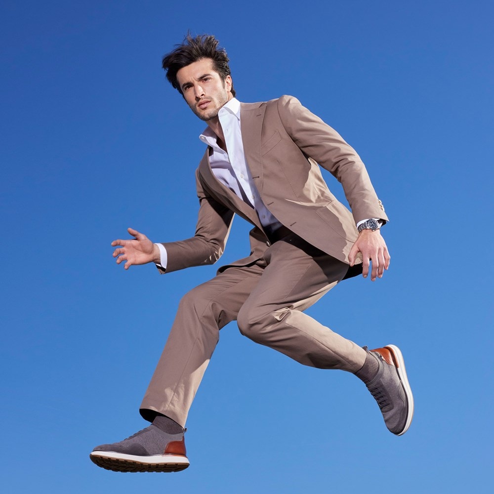 Easton Slip-on Stretch-lace Knit Sneaker | Men's Sneakers | Allen