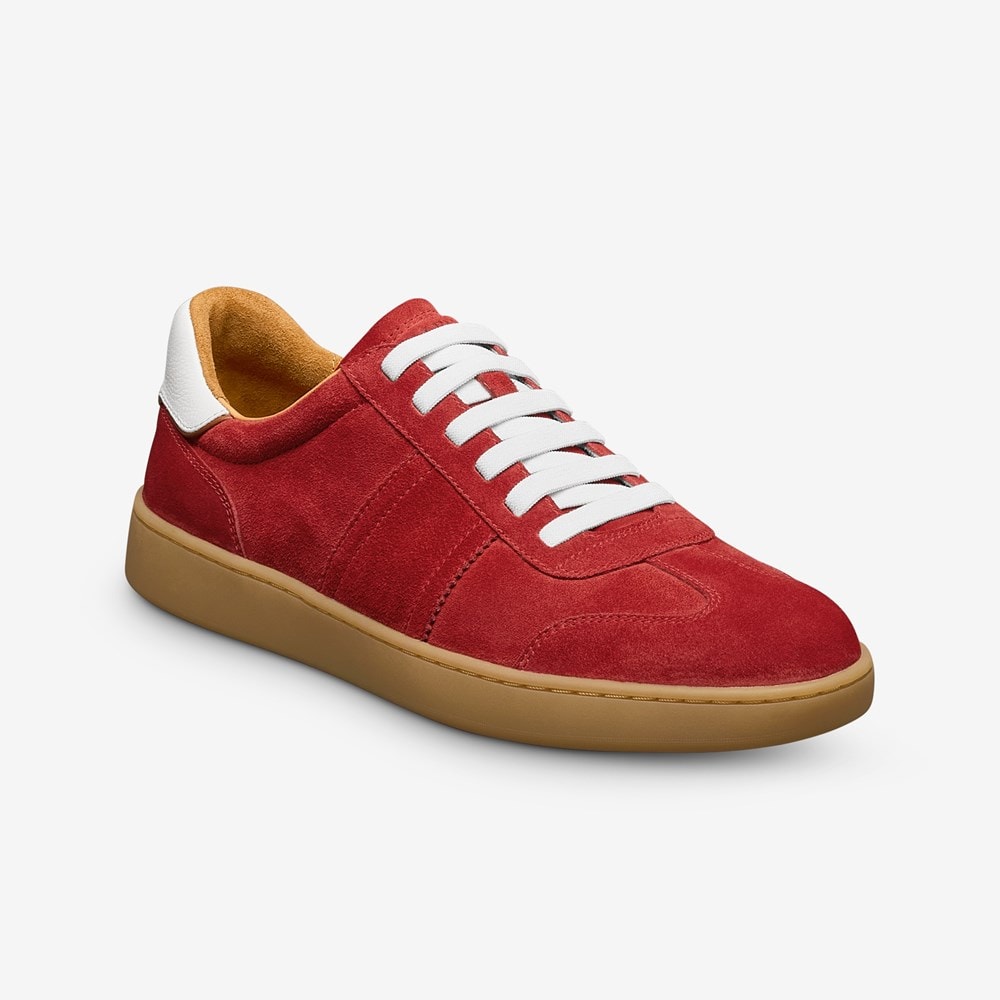 (取寄) アレンエドモンズ メンズ ラドロー スリッポン シューズ Allen Edmonds men Ludlow Slip-On Shoes True Red Suede Ludlow Slip-on Stretch-lace Sneaker | Men's Sneakers | Allen Edmonds