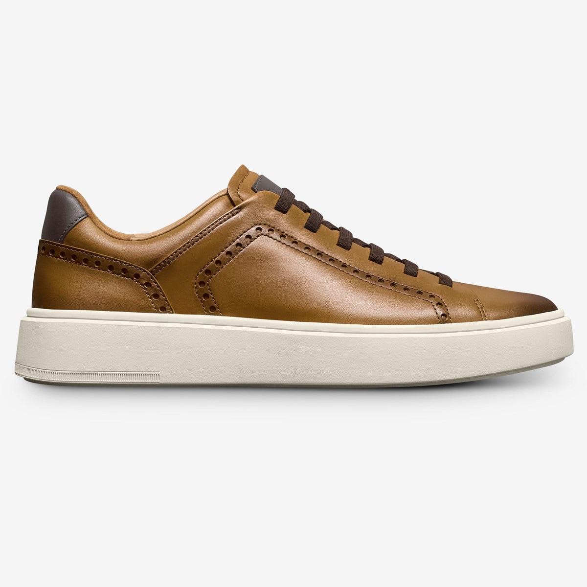 スニーカー Low-top wool flannel sneakers with leather profiles Men's Leather Sneakers | Allen Edmonds