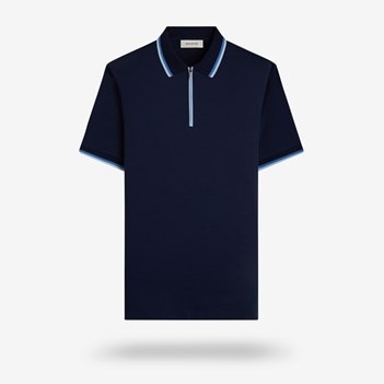Bugatchi Quarter-zip Polo | Men's Shirts | Allen Edmonds