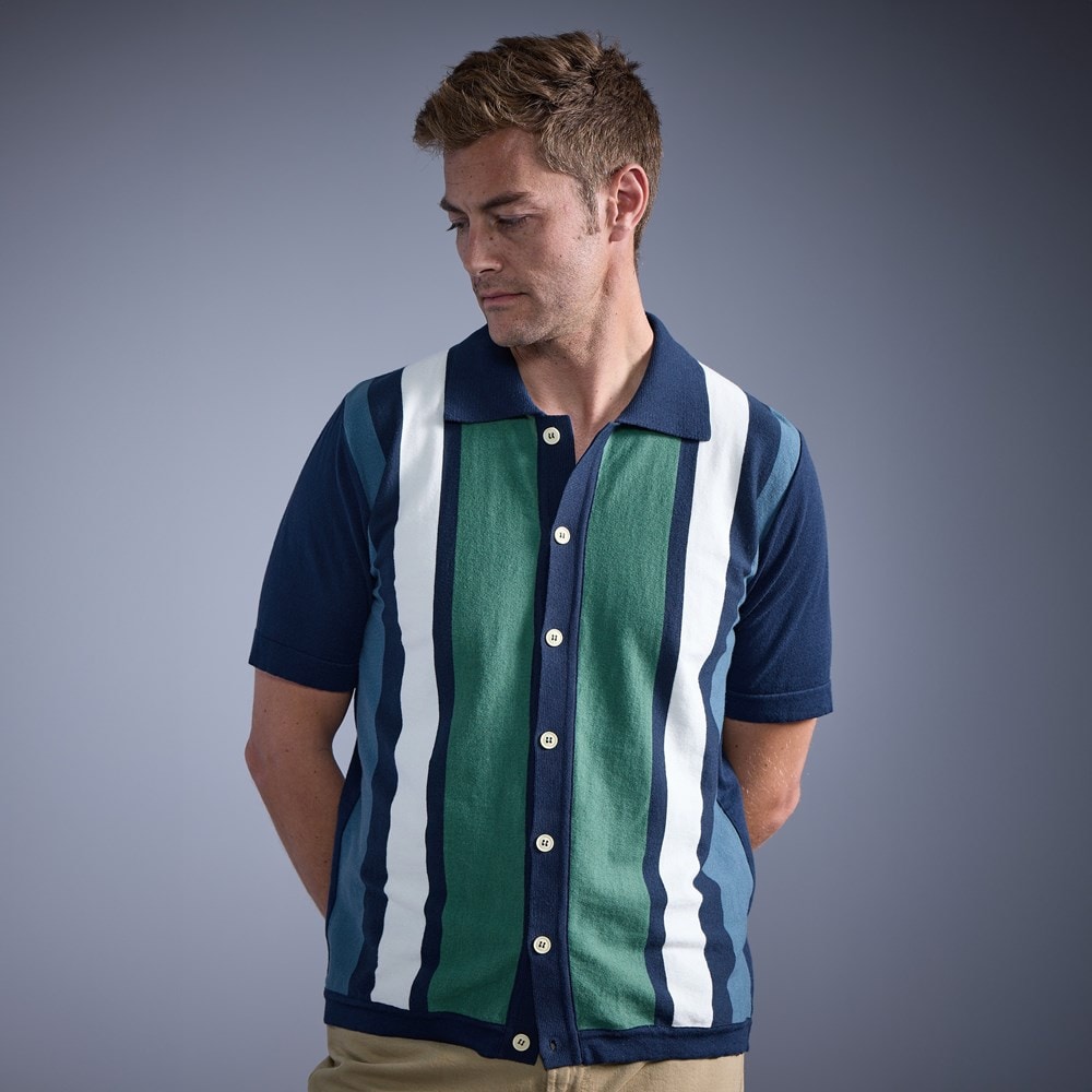 Far Afield Velzy Short Sleeve Cardigan | Men's Shirts | Allen Edmonds