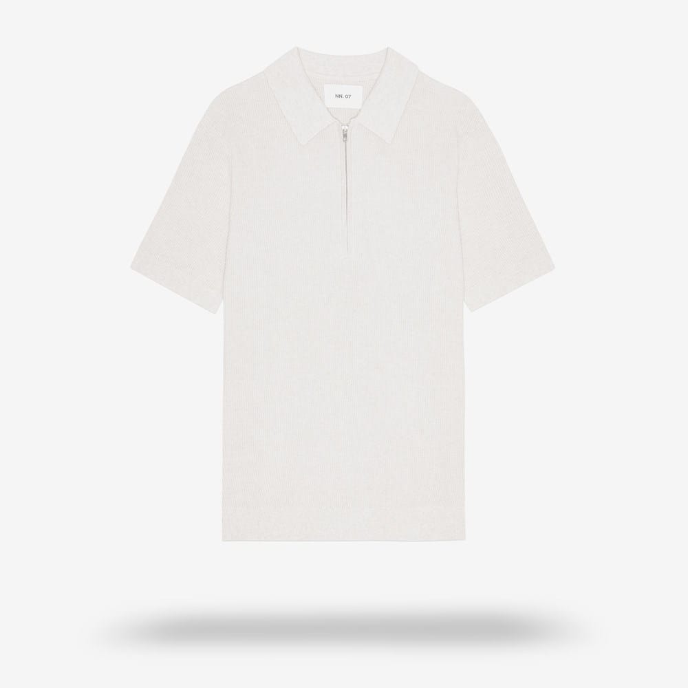 NN07 Hansie Zip-up Polo | Men's Shirts | Allen Edmonds