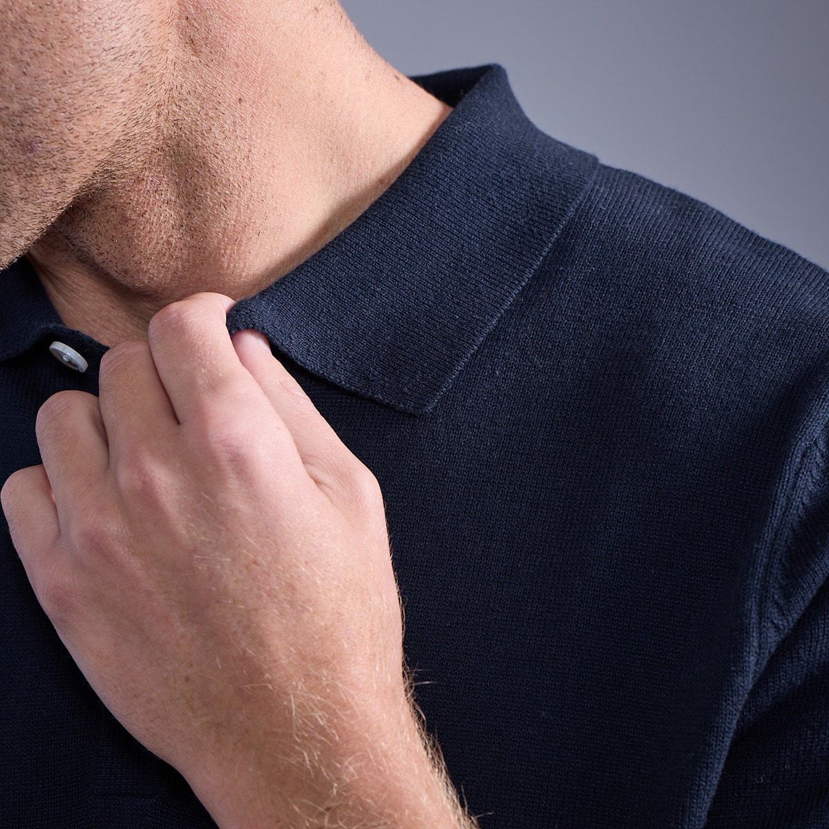 Short Sleeve Knit Polo | Men's Shirts | Allen Edmonds