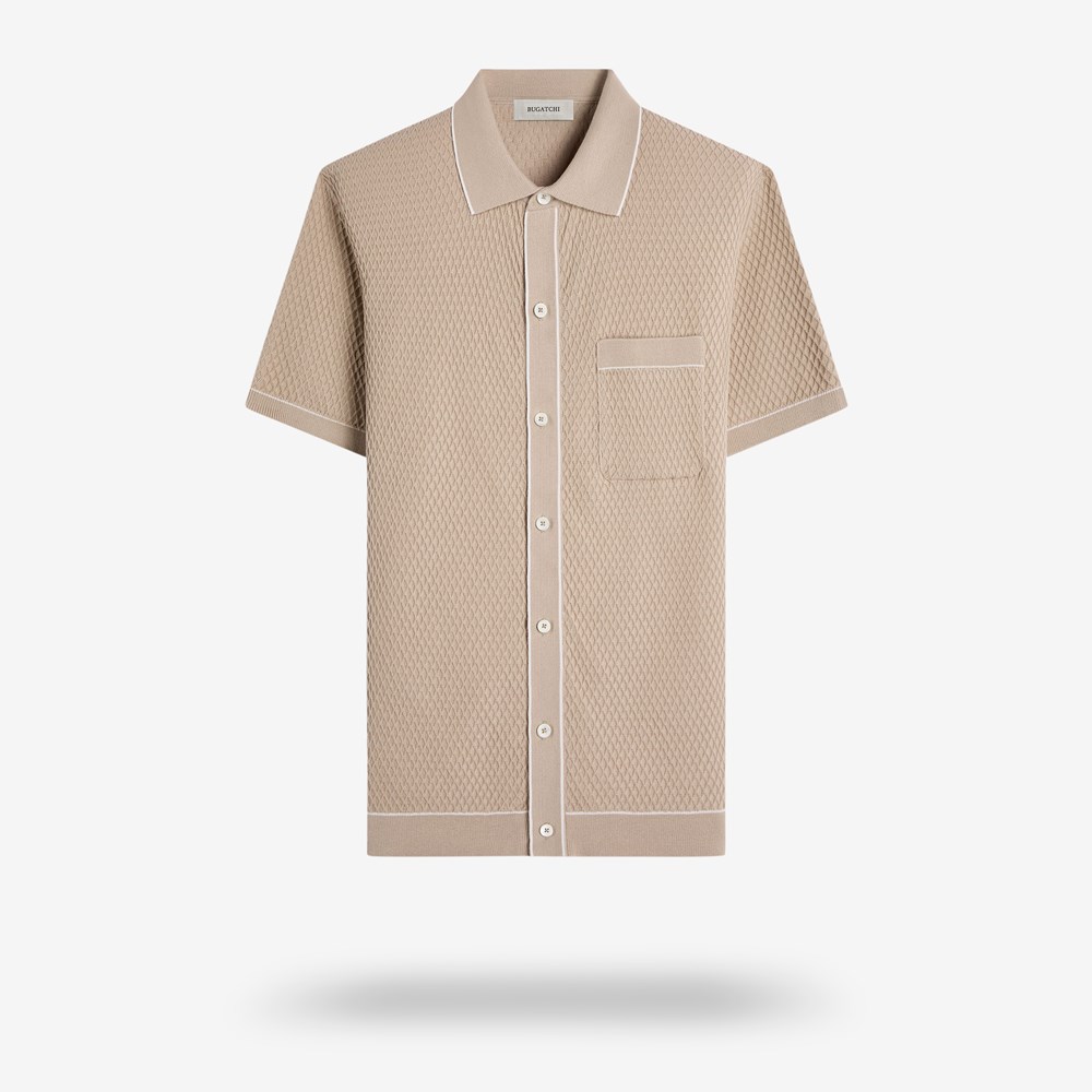 Bugatchi Full-button Polo Sweater | Men's Shirts | Allen Edmonds