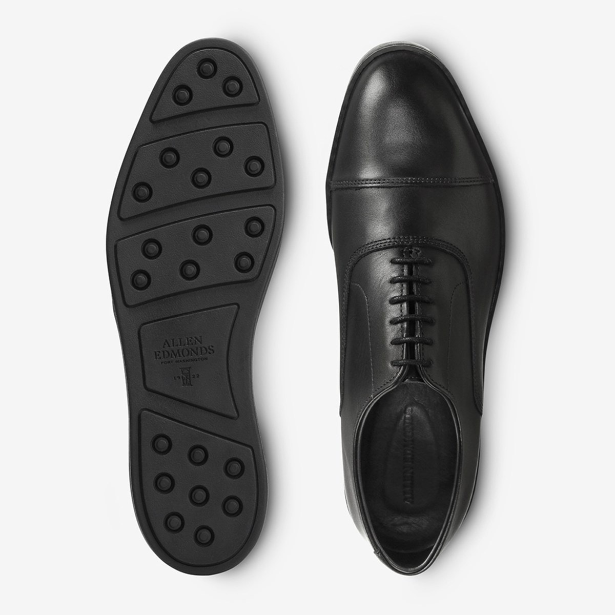Allen Edmonds Park Avenue 黒 6E Park Avenue Shell Cordovan Cap-toe Oxford Dress Shoe | Men's