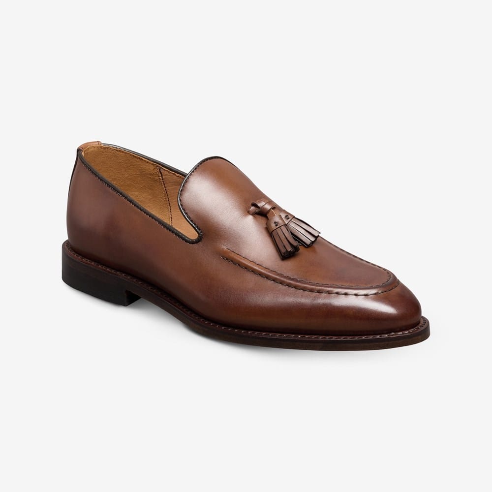Allen Edmonds Randolph Tassel Loafer in Chili Leather, size 11.5 3E