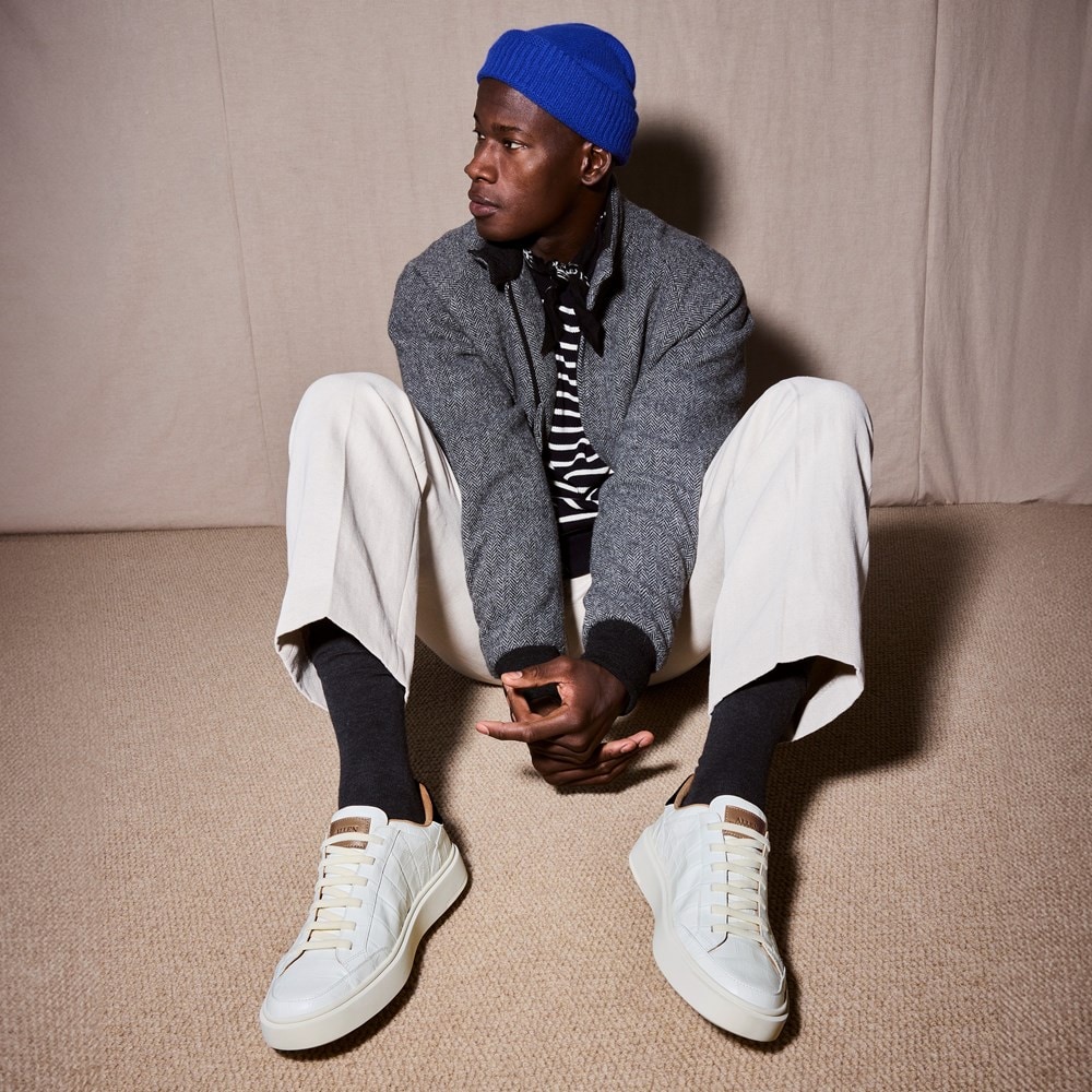 Oliver Slip-on Stretch-lace Sneaker | Men's Sneakers | Allen Edmonds