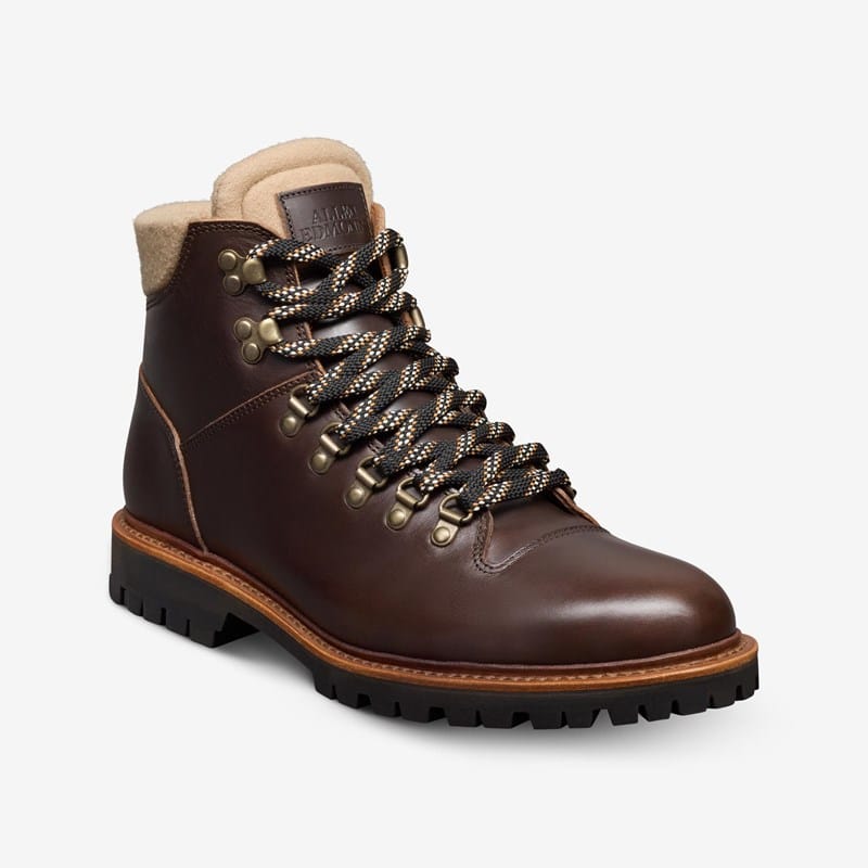 Allen Edmonds Whistler Weather-ready Hiker Boot Boots in Dark Brown Chromexcel Leather, size 8.5 3E