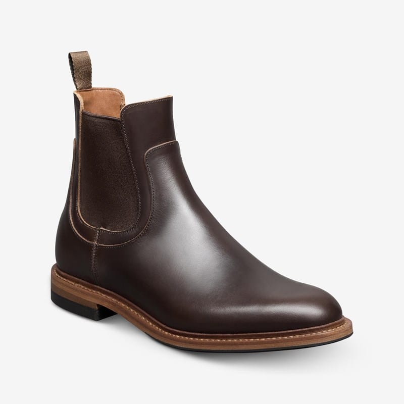 Allen Edmonds Tanner Weather-ready Chelsea Boot Boots in Brown Chromexcel Leather, size 11.0 3E