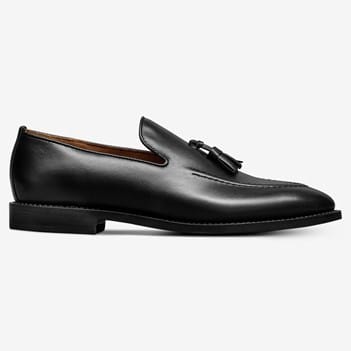 Allen Edmonds Black Leather Tassel Slip-On Loafers Allen Edmonds Grayson Black #8217 Tassel classic slip on  main image 3