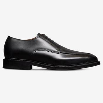 Allen Edmonds Covington 9D ブラック Rivington Apron-toe Derby Dress Shoe | Men's Dress | Allen Edmonds