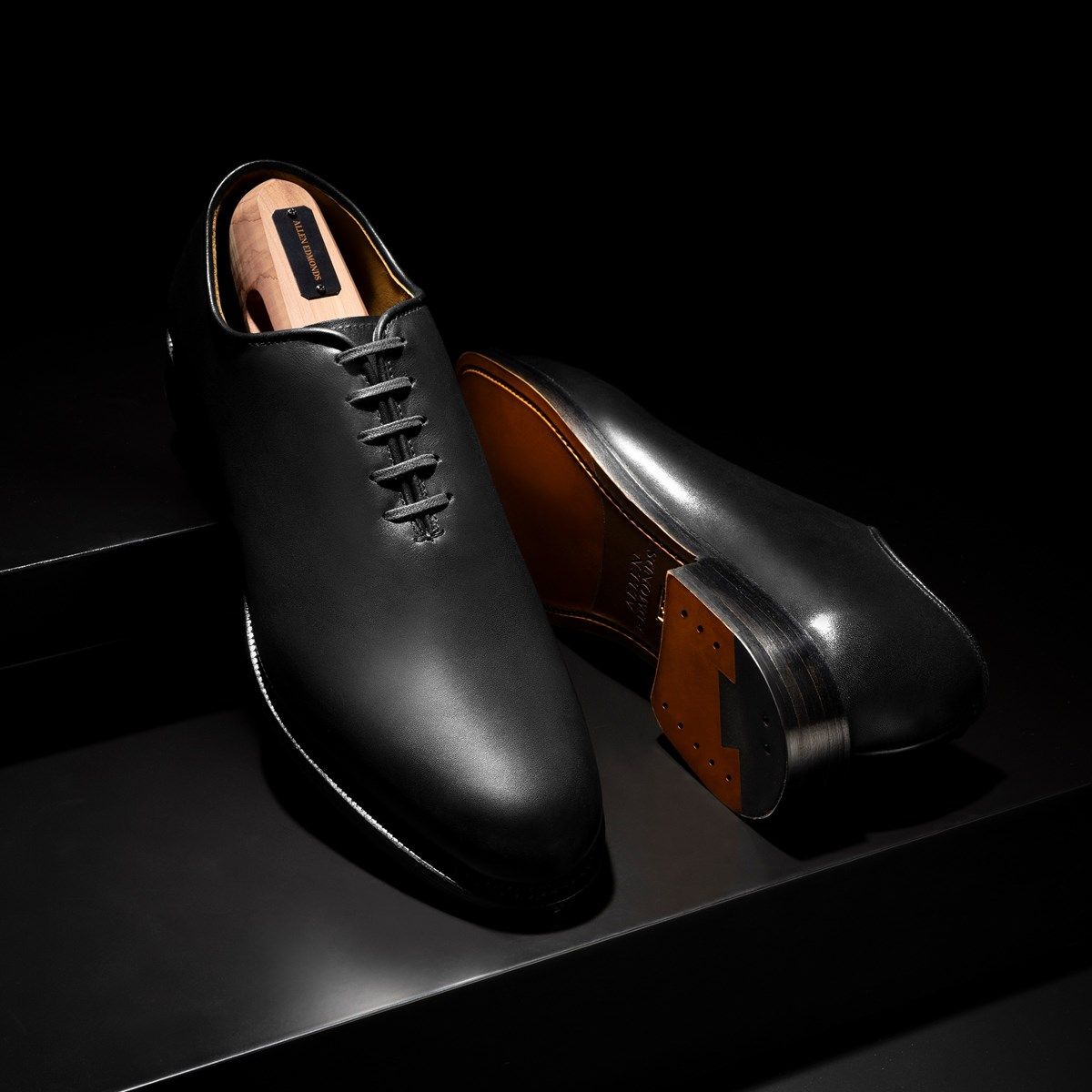 Mens Shoes Allen Edmonds Winhall Allen Edmonds Winhall Oxford Men 13 Black 1518 Cap Toe Leather Dress Shoes