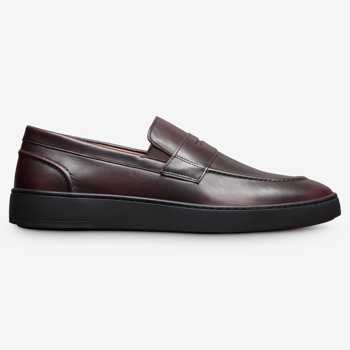 Allen Edmonds Randolph Men\'s 12 D Brown Leather Horse Bit Slip-on Sneakers GUC Allen Edmonds  main image 3