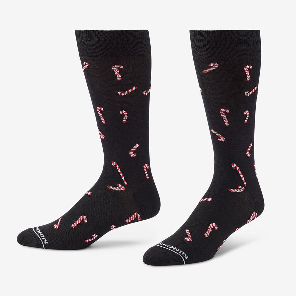 Candy Cane Dress Socks
