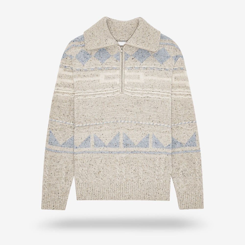 NN07 William Half-zip Sweater | Men's Sweaters | Allen Edmonds