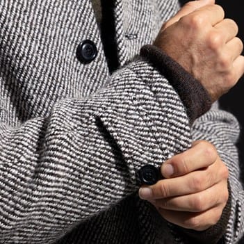 Les Deux Michael Twill Wool Coat | Men's Outerwear | Allen Edmonds