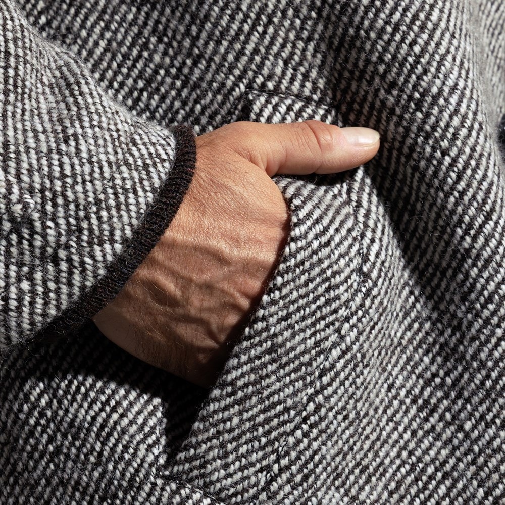 Les Deux Michael Twill Wool Coat Men's Outerwear Allen Edmonds