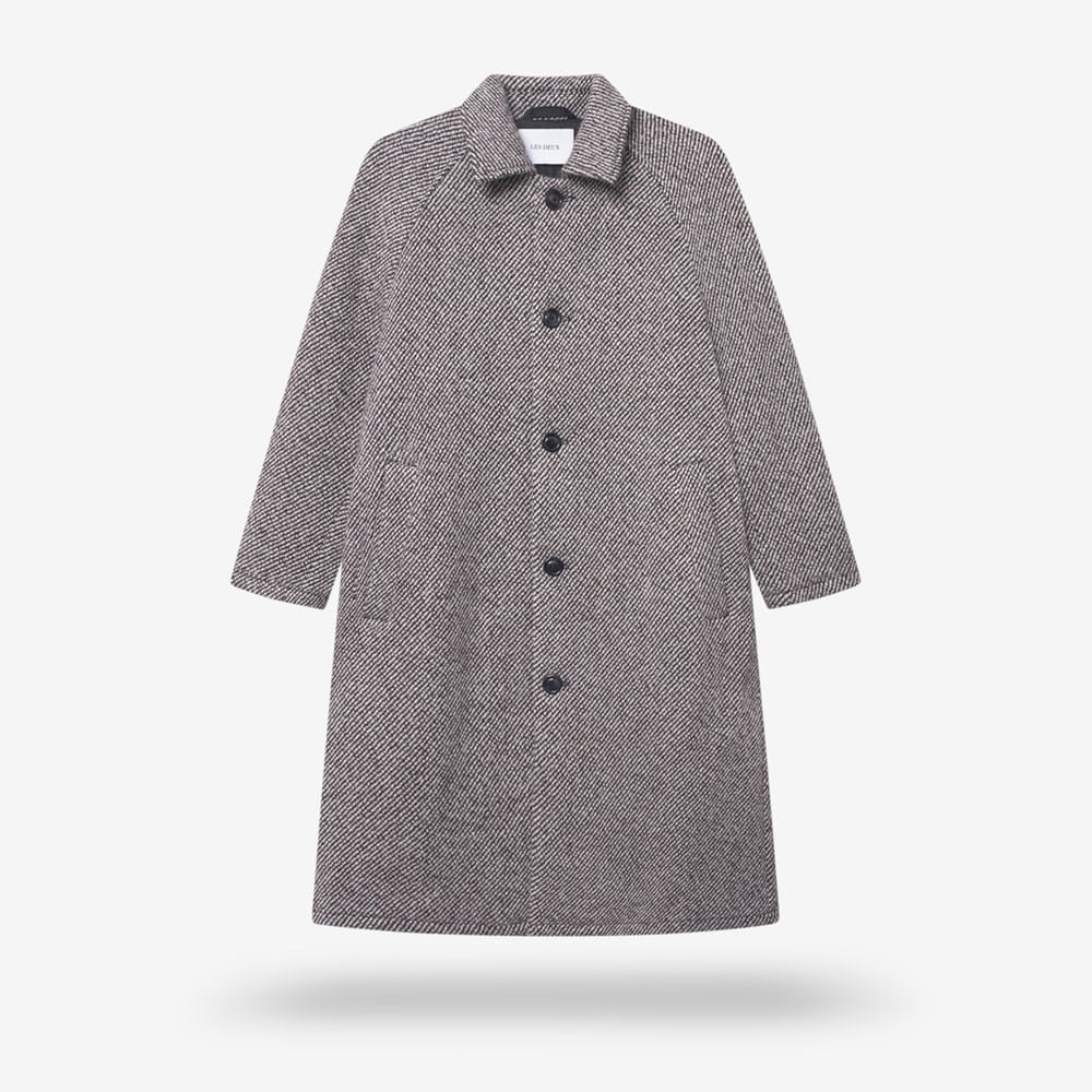 Les Deux Michael Twill Wool Coat | Men's Outerwear | Allen Edmonds