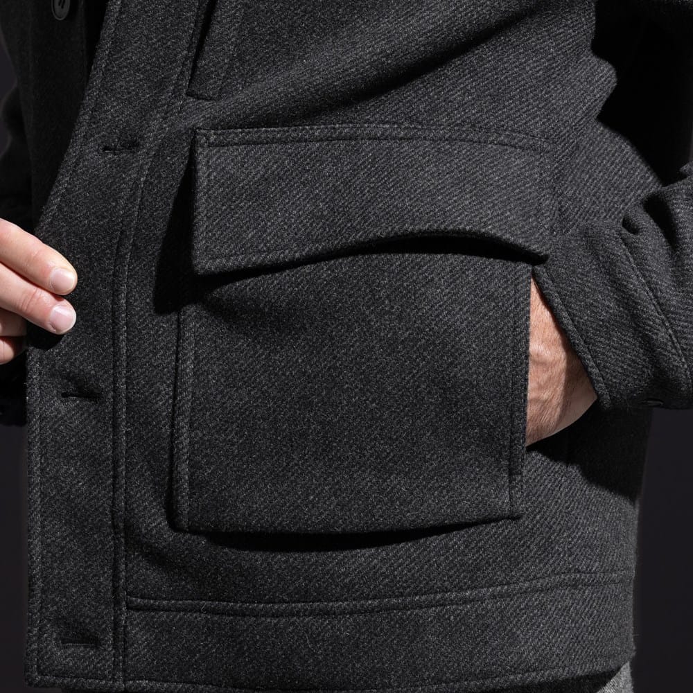 ジャケット・アウター mood wool gimmick trousers blouson Plaid Wool-Blend Zip Jacket in Jackets & Outerwear | Vince