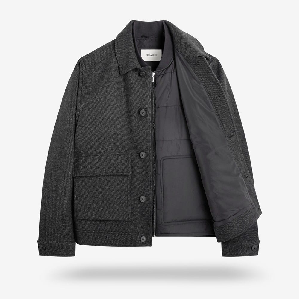 ジャケット・アウター mood wool gimmick trousers blouson Gasket Blouson Brush – Colin Meredith Studio