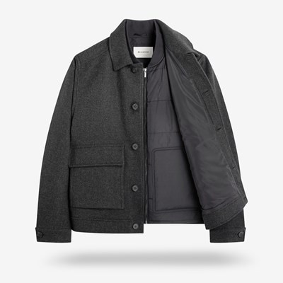 Bugatchi Full-zip Bomber Jacket | Men's Outerwear | Allen Edmonds