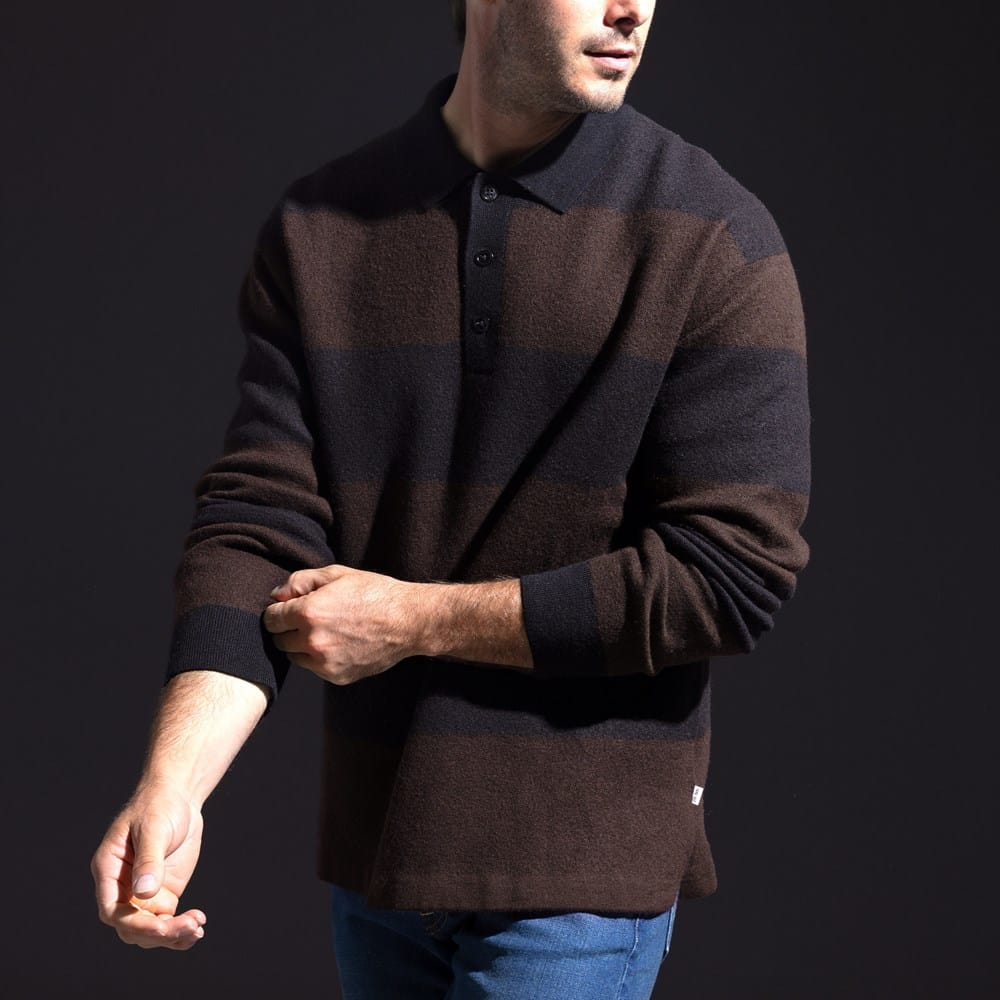 NN07 Rugby Polo Sweater | Men's Sweaters | Allen Edmonds