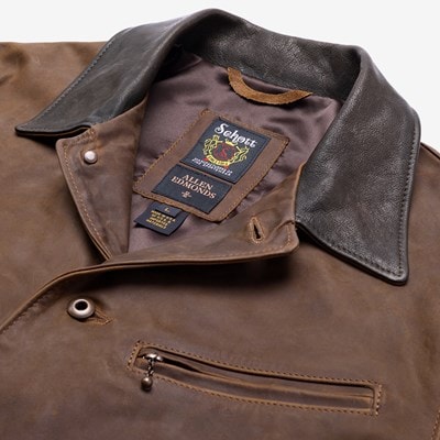 Schott® N.Y.C. Zip-front Shawl Collar Cardigan | Men's