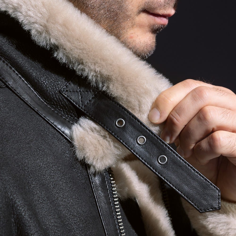 Shearling Aviator Jacket | Men's Outerwear | Allen Edmonds