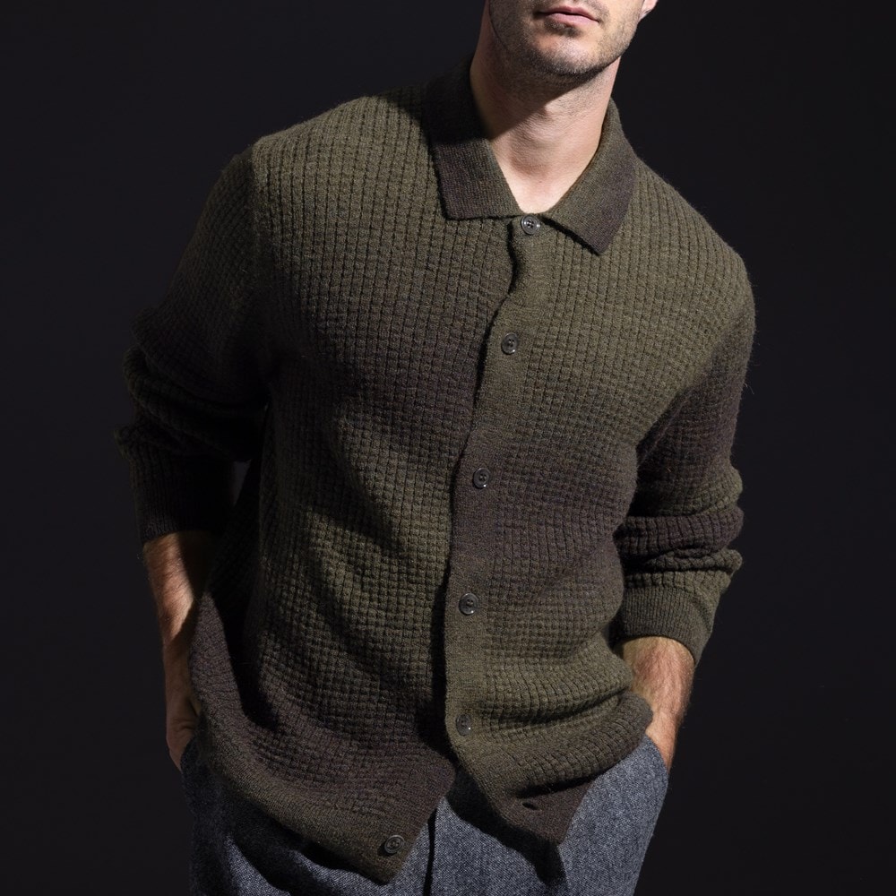 NN07 Thor Cardigan | Men's Shirts | Allen Edmonds