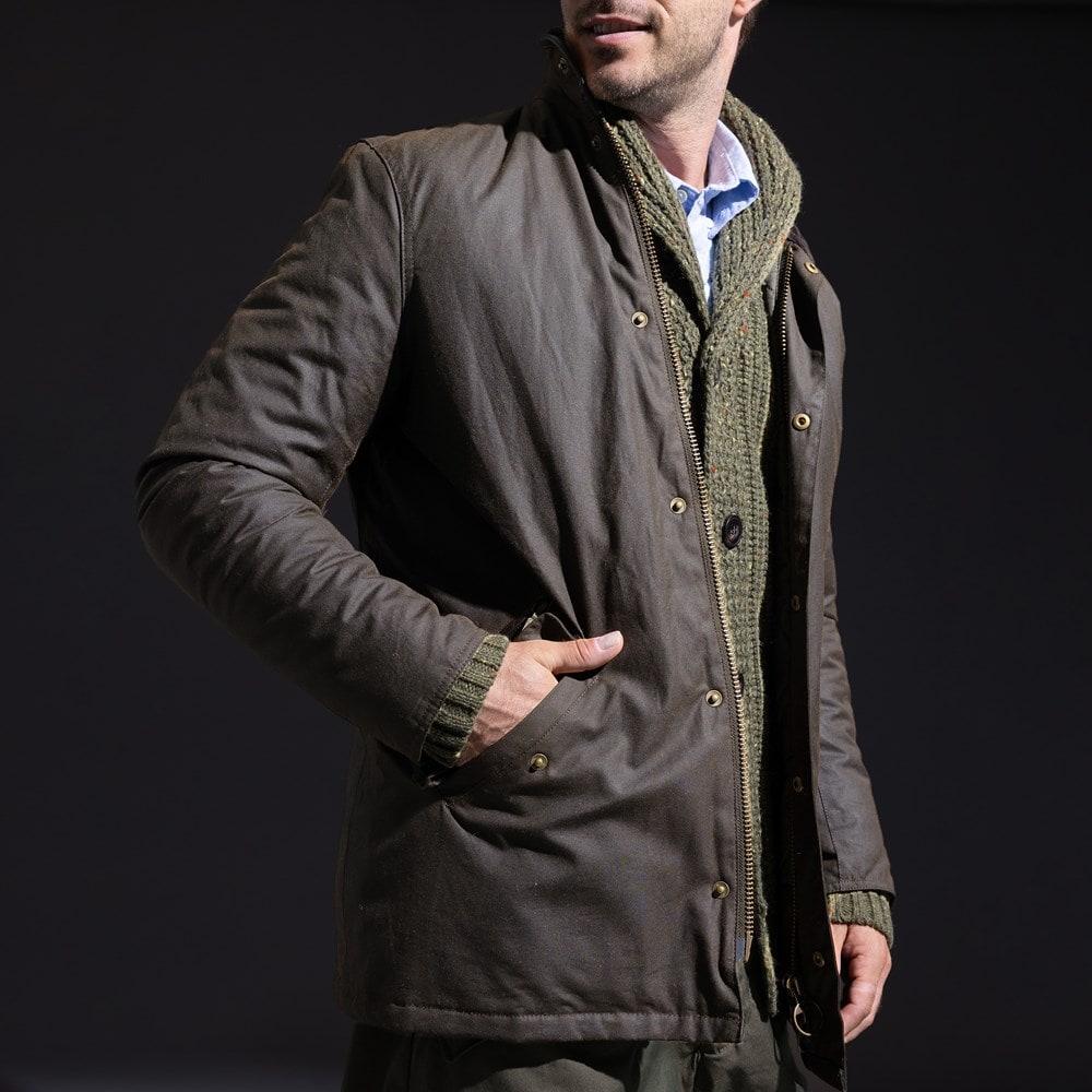 Barbour Prestbury Waxed Cotton Jacket | Men's Outerwear | Allen