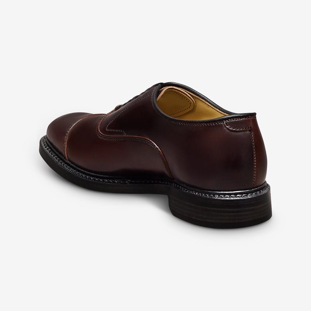leather dress shoes Attorney Derby Burnished Brown Leather Shoes  The Jacket Maker