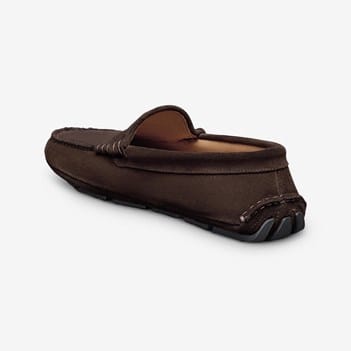 Allen Edmonds size 10 brown suede driving loafers shoes mocs rubber soles VGUC Santiago Driving Loafer | Men main image 4