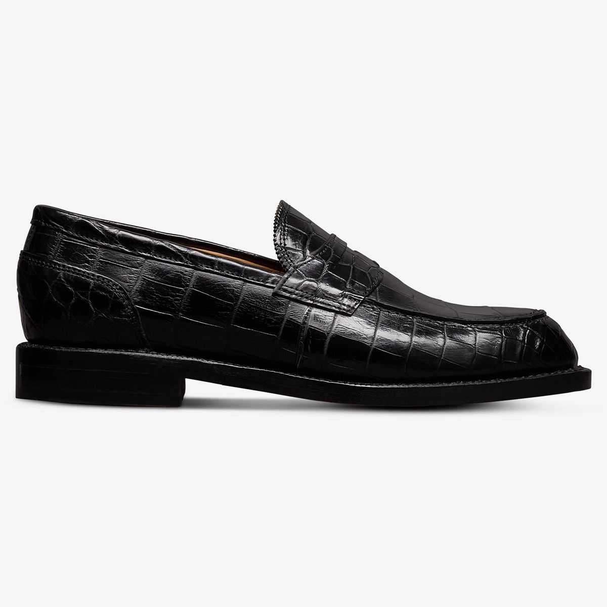Allen Edmonds Randolph Verse Black Leather Slip-On Penny Loafers Mens 10.5 D Randolph Venetian Slip-on Loafer | Men main image 2