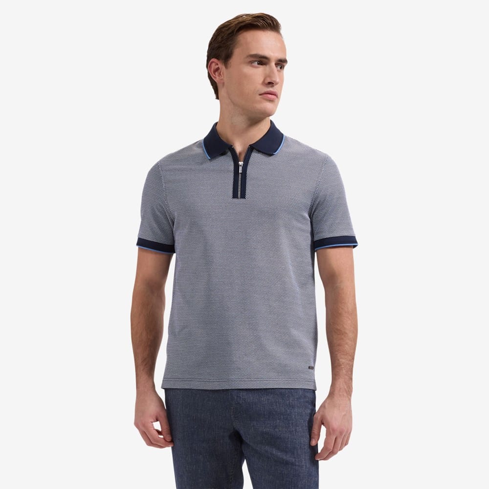 Bugatchi Quarter-zip Polo | Men's Shirts | Allen Edmonds