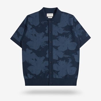 Far Afield Zigger Short-sleeve Cardigan | Men's Shirts | Allen Edmonds