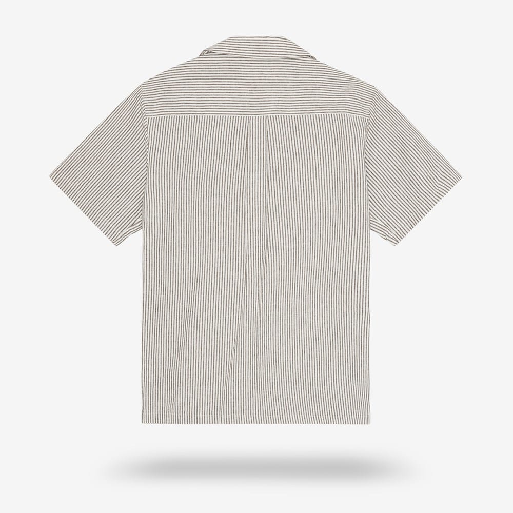 Les Deux Lukas Cotton-linen Short-sleeve Shirt