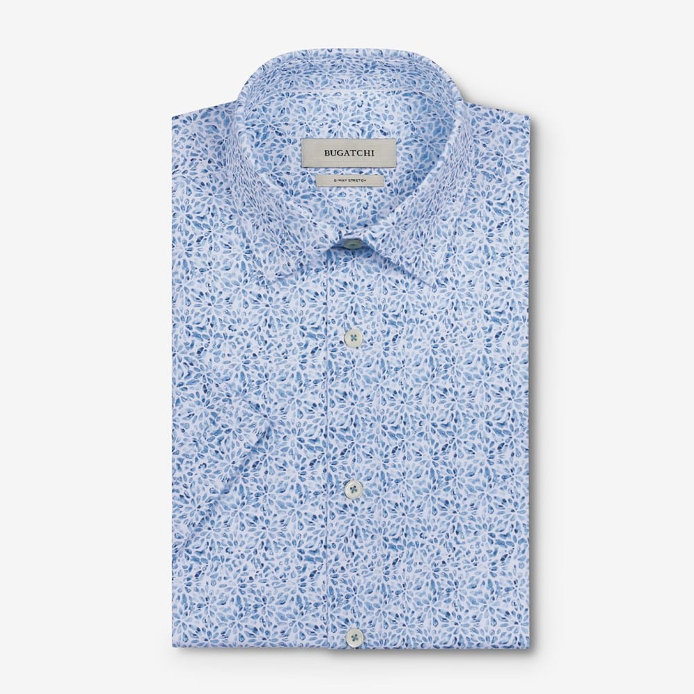 bugatchi men's dress shirts Bugatchi Axel Woven Long-Sleeve Shaped Shirt