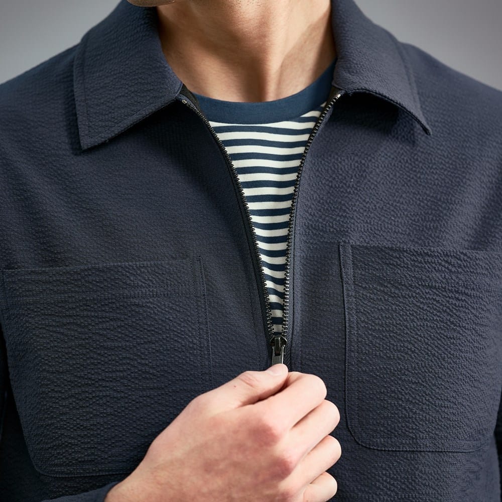 Les Deux Marseille Seersucker Jacket | Men's Outerwear | Allen Edmonds