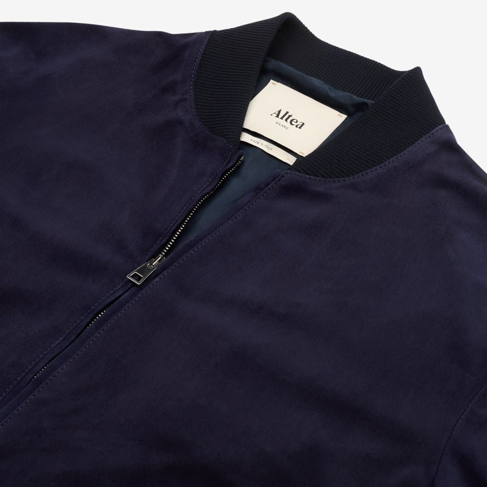 Altea Suede Bomber Jacket | Men's Outerwear | Allen Edmonds