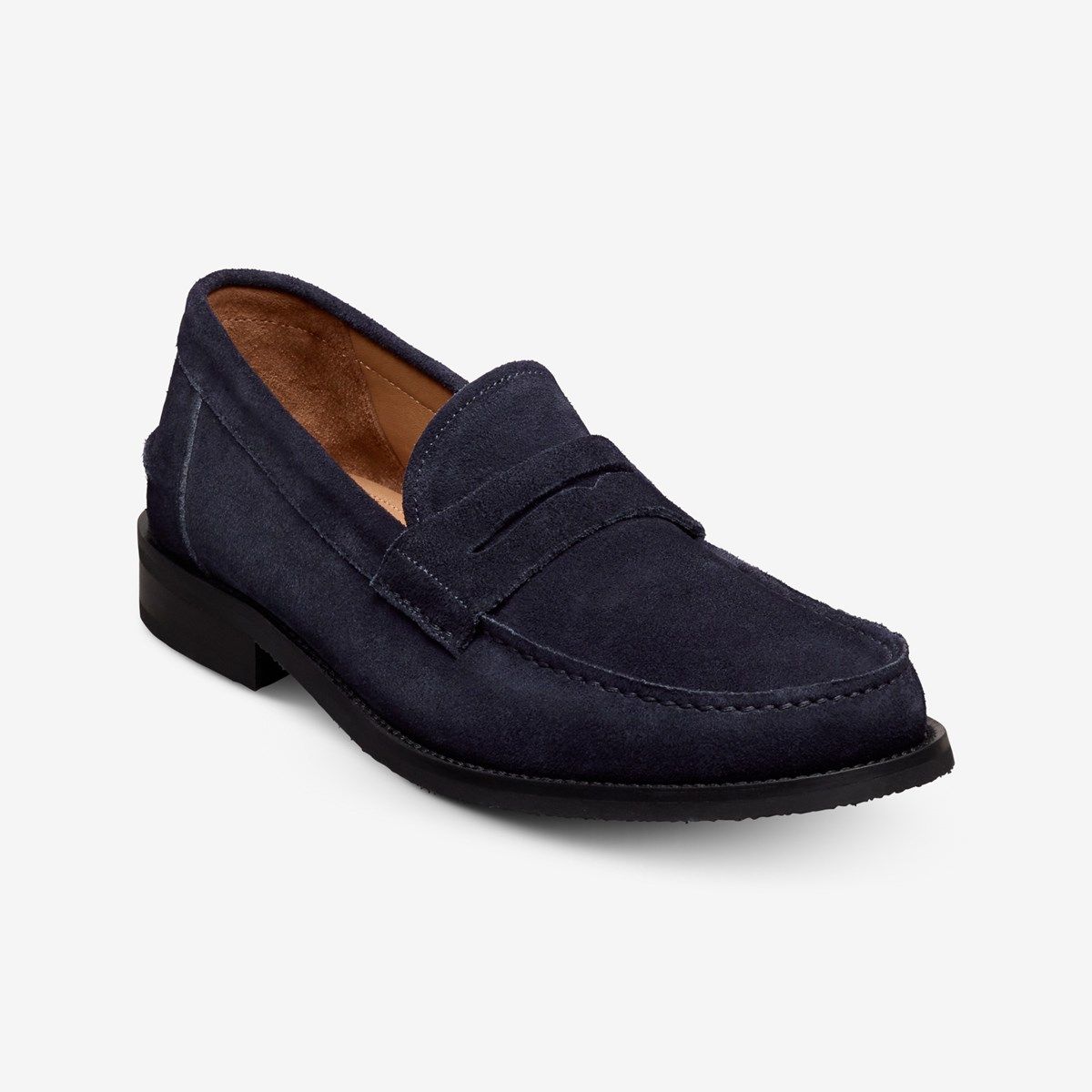mens suede dress loafers To Boot New York Men's Aldrin Leather Penny Loafers - Brown - Size 13