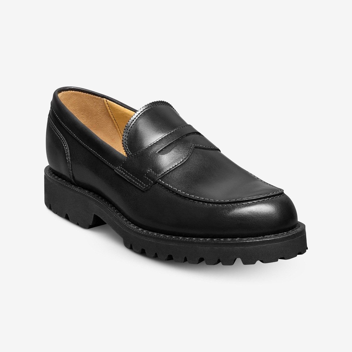 mens black leather dress loafers Alpine Swiss Shoes Lined Slip on Easy to Dress up or Down Black Leather Tassel Loafers: Men's