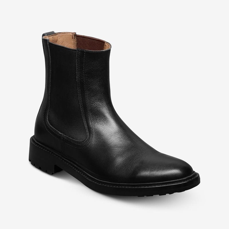 Allen Edmonds Marshall Chelsea Boot Boots in Black Leather, size 9.5 D