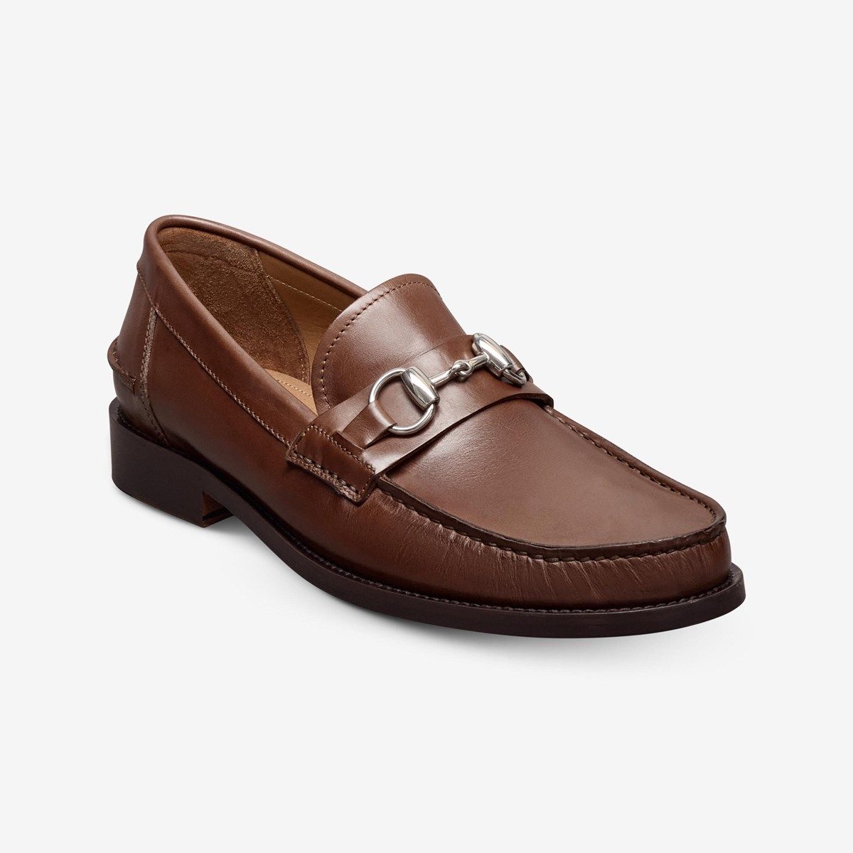 men's brown loafer dress shoes EliteLand Penny Loafers, Mens Business Formal Leather Shoes, Moc Toe Casual Stylish Slip On Wedding Shoe for Men rich dark brown color adds sophistication and elegance to any outfit Top 10 Mens Brown Horsebit