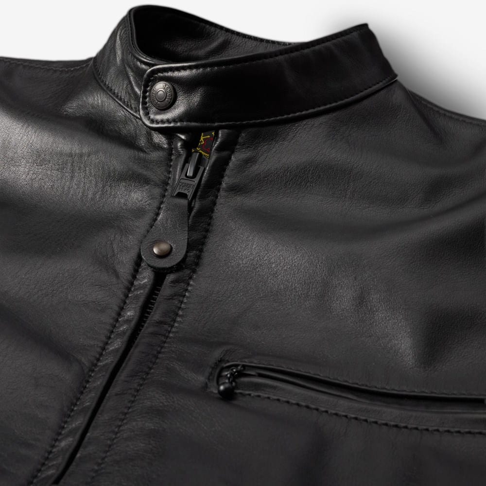 Schott® N.Y.C. x Allen Edmonds Café Racer 2.0 Leather Jacket